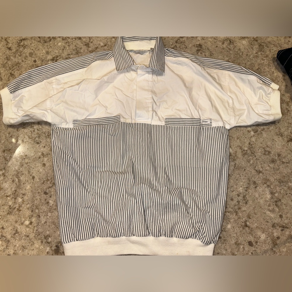 Men’s Vintage Christian Dior Collar Top